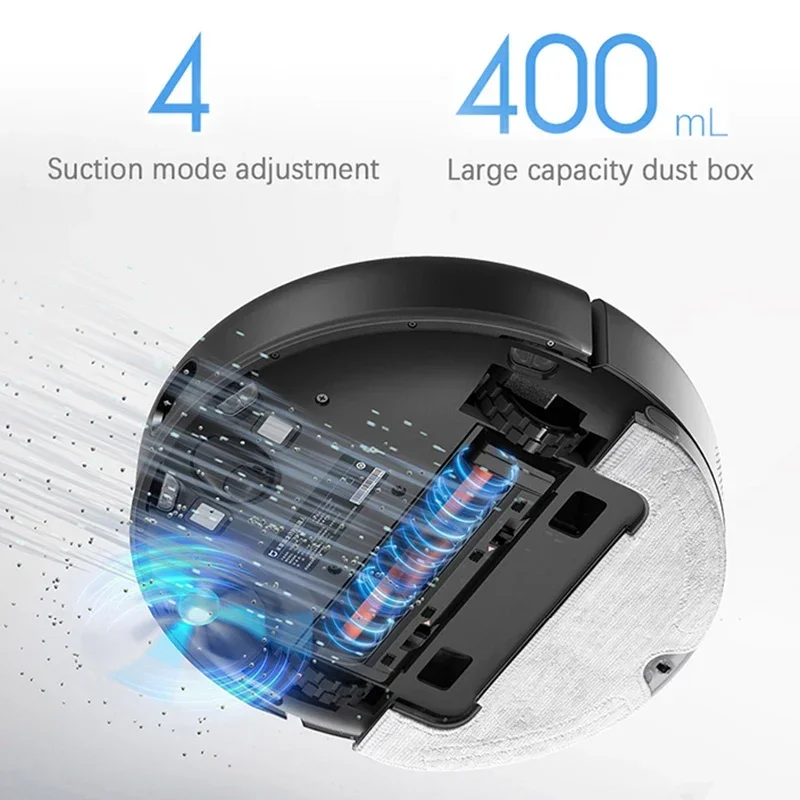 XIAOMI MIJIA Robot Vacuum Mop Dirt Disposal For Home Cleaner Sweeping Washing Mopping Smart Cyclone Vacuum Cleaner APP Control