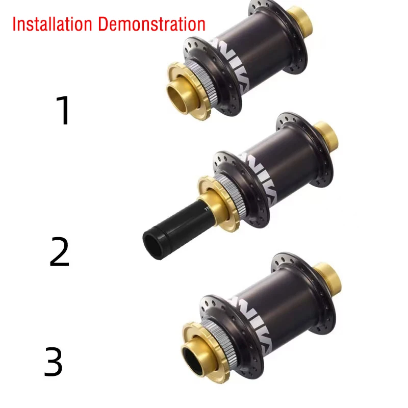  MTB Fahrrad-Nabenadapter für 20mm Steckachsen auf 15mm Steckachsen, 100/110mm Gabel, Aluminiumlegierung, Fahrradzubehör – Detail 7