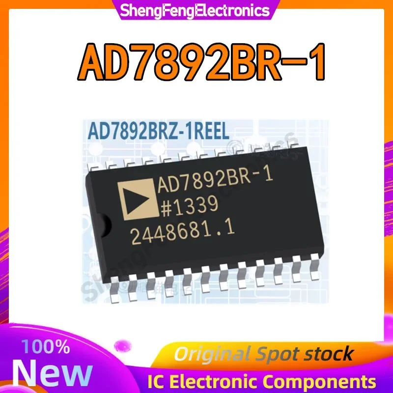 AD7892BR-1 AD7892 AD7892BR SOP-24, en Stock, 100%, nuevo origen