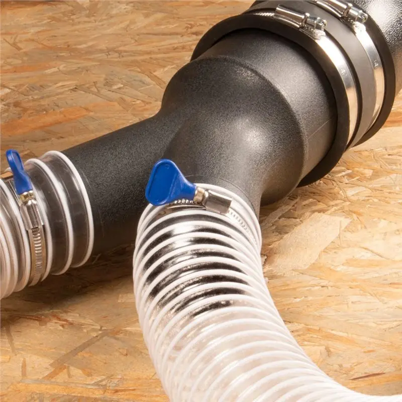 ABJN-Para separador de mangueira de coleta de poeira de oficina - encaixe divisor de coleta de poeira 70276, 4 polegadas a 2-1/2 polegadas