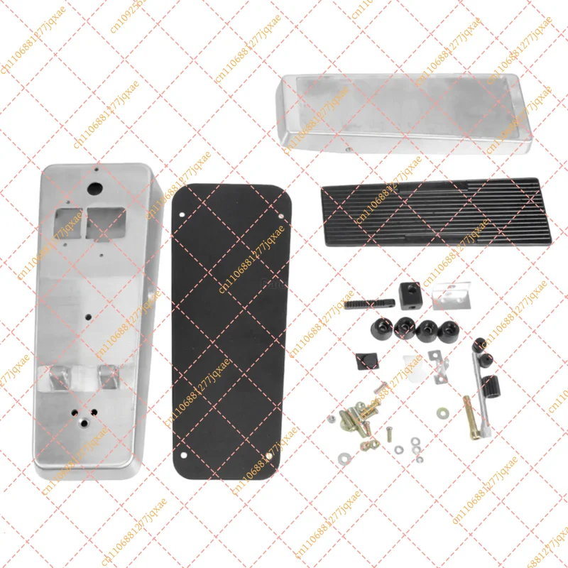 Plain Aluminum Guitar Pedal Enclosure, Foot Control Effects Box for Band & DJ