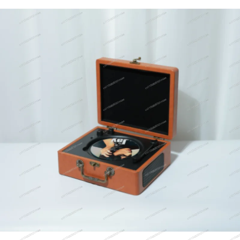 Hi-Fi CD Player with Bluetooth – Retro Portable Album Disc Player, Multifunctional Speaker System for Home & Gift