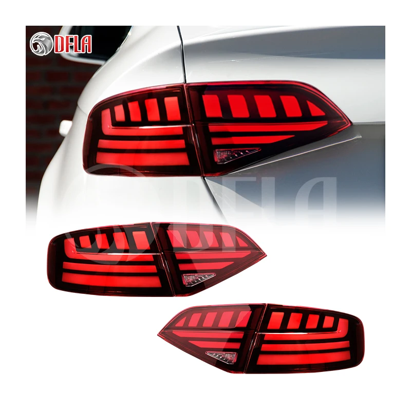 Car Tail Lights For Audi A4l 2009 2010 2011 2012 Taillight Assembly B8 Upgrade B9 New Style Led Moving Turning Rear Lights