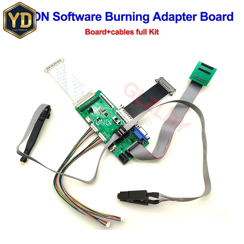 YD T-CON Software Burning Adapter Board For RT809H RT809F Programmer  Tcon Software Burning Adapter Board