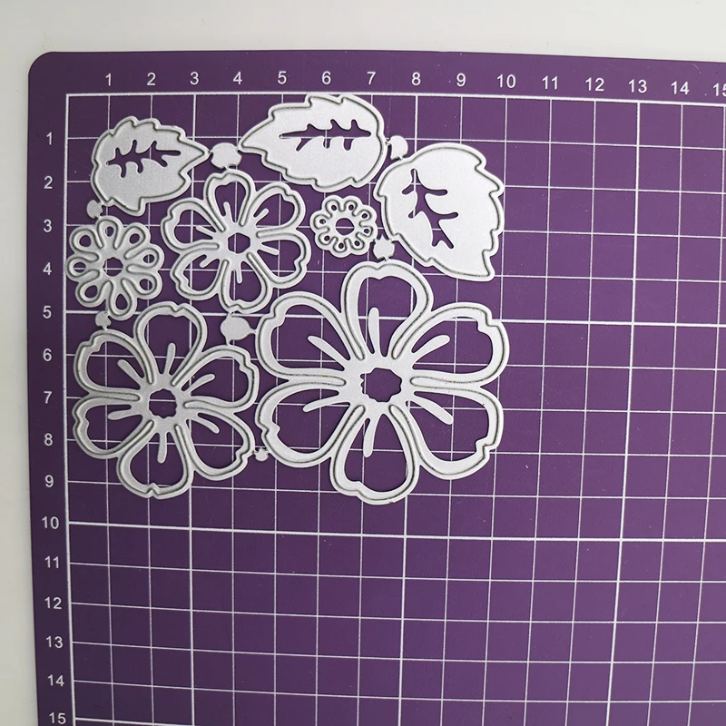 Flowers Craft Die Cut Cutting Dies Frame Metal Embossing Scrapbook DIY Classroom Educational Decorative