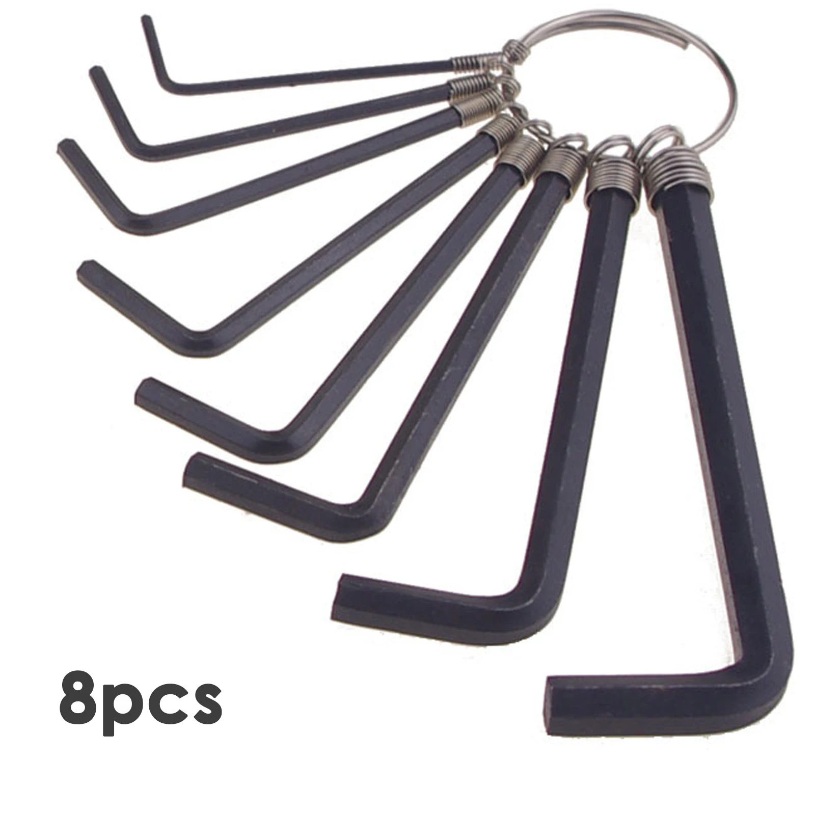 

8Pcs Allen Wrench WR017021 Mini Allen Keys Cr-V Hanging-ring-design Repair Hand Tools Mechanical Workshop Tools