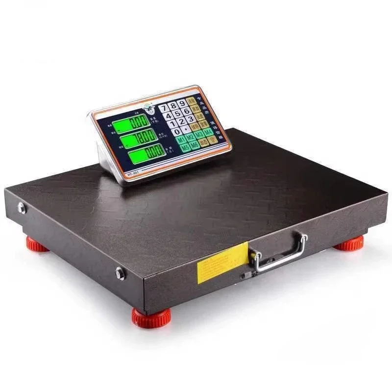 Wireless separate special waste collection pound grain 300kg electronic scale weighing multi-functional trading commercial stall
