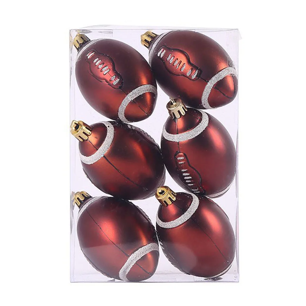 Decoración navideña Bolas de árbol de Navidad Adornos de baloncesto Conveniente Fácil de colgar Ligero Nuevo Práctico Navidad