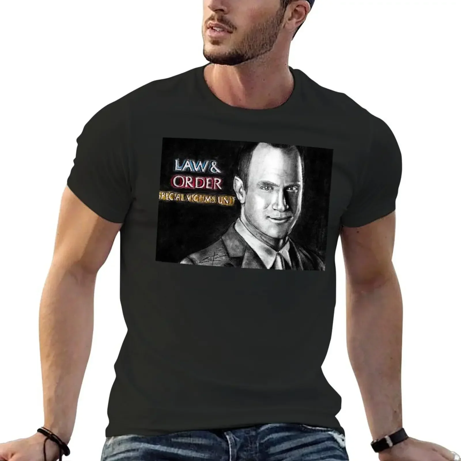 Elliot Stabler T-Shirt cheap stuff rapper graphic tees t shirts for men pack