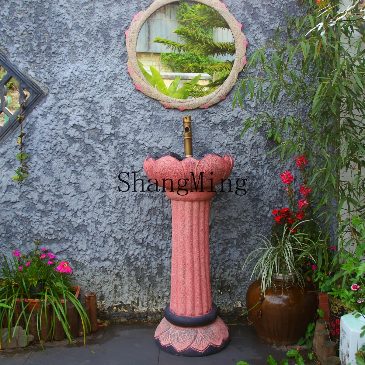 CL balcony sink cabinet leisure hotel courtyard handwashing creative washbasin toilet sink