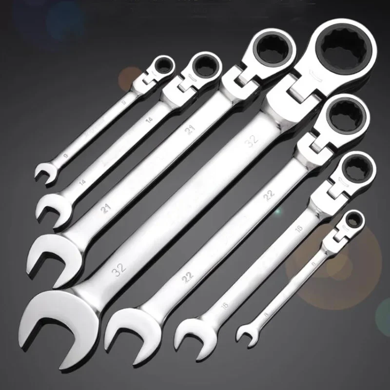 

Metric Flexible Ratcheting Wrench Combination Spanner 6mm 7mm 8mm 9mm 10mm 11mm 12mm 13mm 14mm 15mm 16mm 17mm 18mm 19mm 20mm