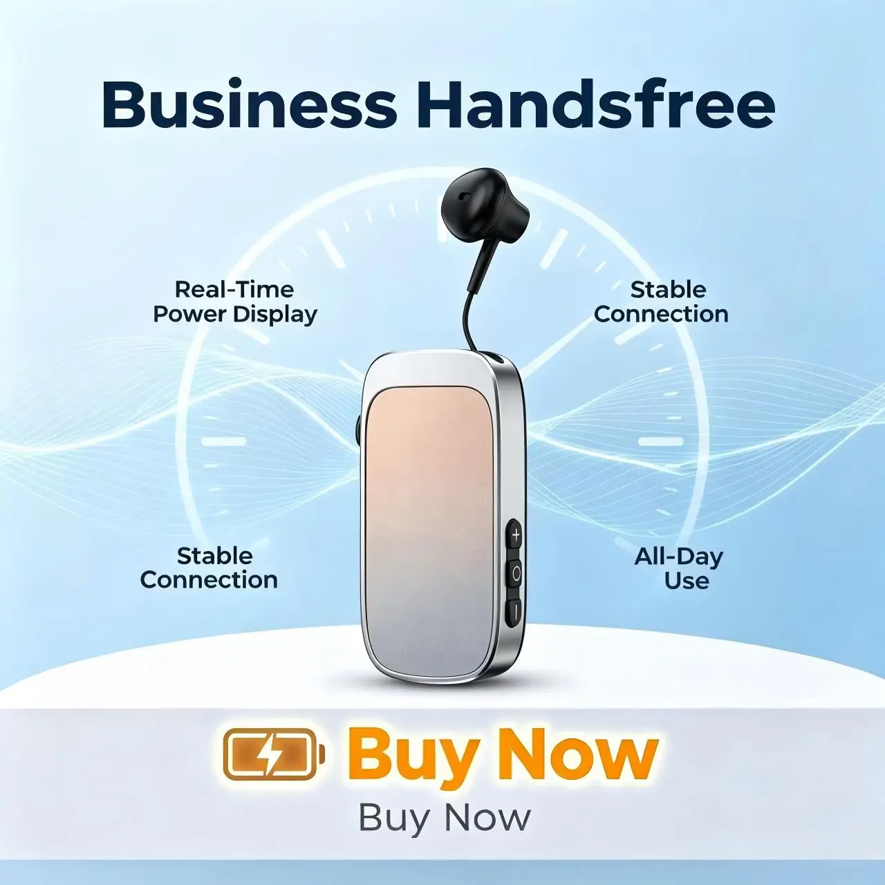 Hot Selling K30 Single Ear Bluetooth Earphone, Voice Change Function, LED Battery Indicator, Long Standby Handsfree Headphones F