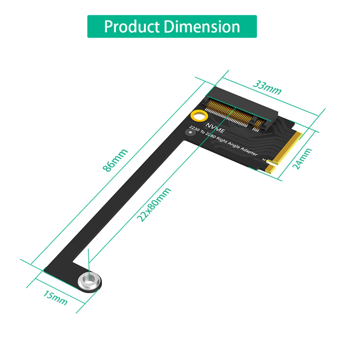 Dla Rog Ally Handheld Conversion 2230-280 SSD Hard Drive Expansion Board NVME M-Key M.2 PCIE 4.0 Adapter