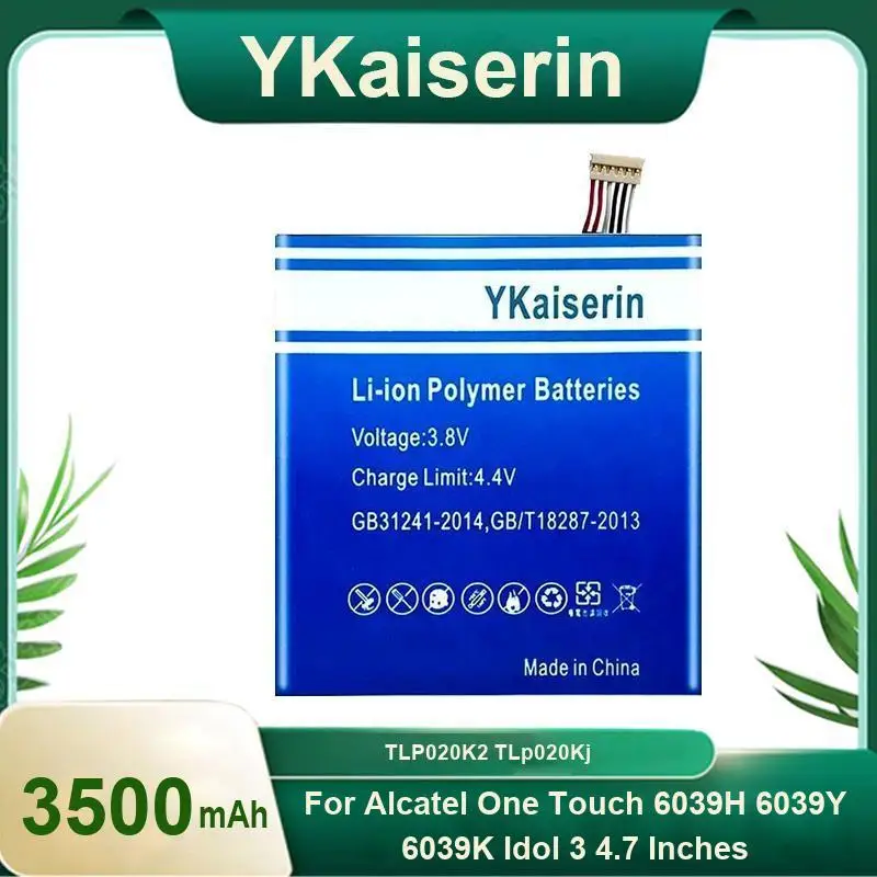 

Mobile Phone Battery TLP020K2 Tlp020kj 3500Mah For Alcatel One Touch 6039H 6039Y 6039K Idol 3 4.7 Inches