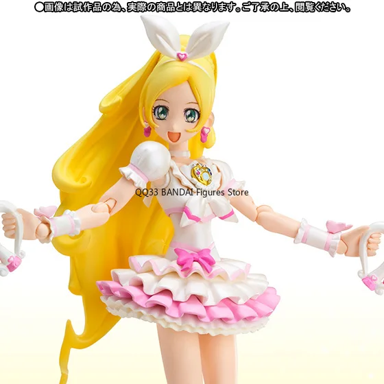 Bandai Original SuitePrecure S.H.Figuarts Cure Rhythm Action Figure Active Joints Model Desktop Ornaments Model Gift