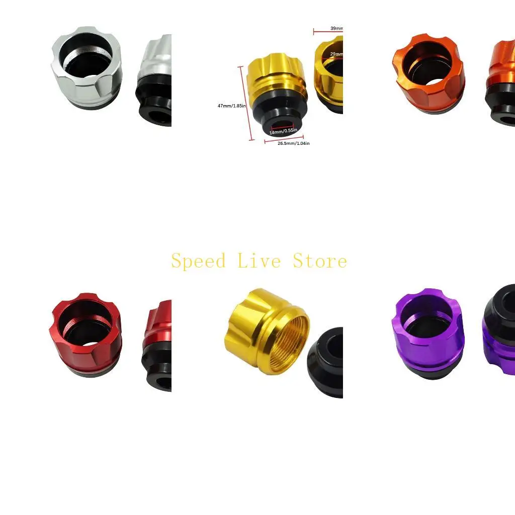 

547C Pair Aluminum Anti Crash Protector Motorcycle Slider Cup Crash Protector Electric Scooter Shockproof Motorbike Accessory