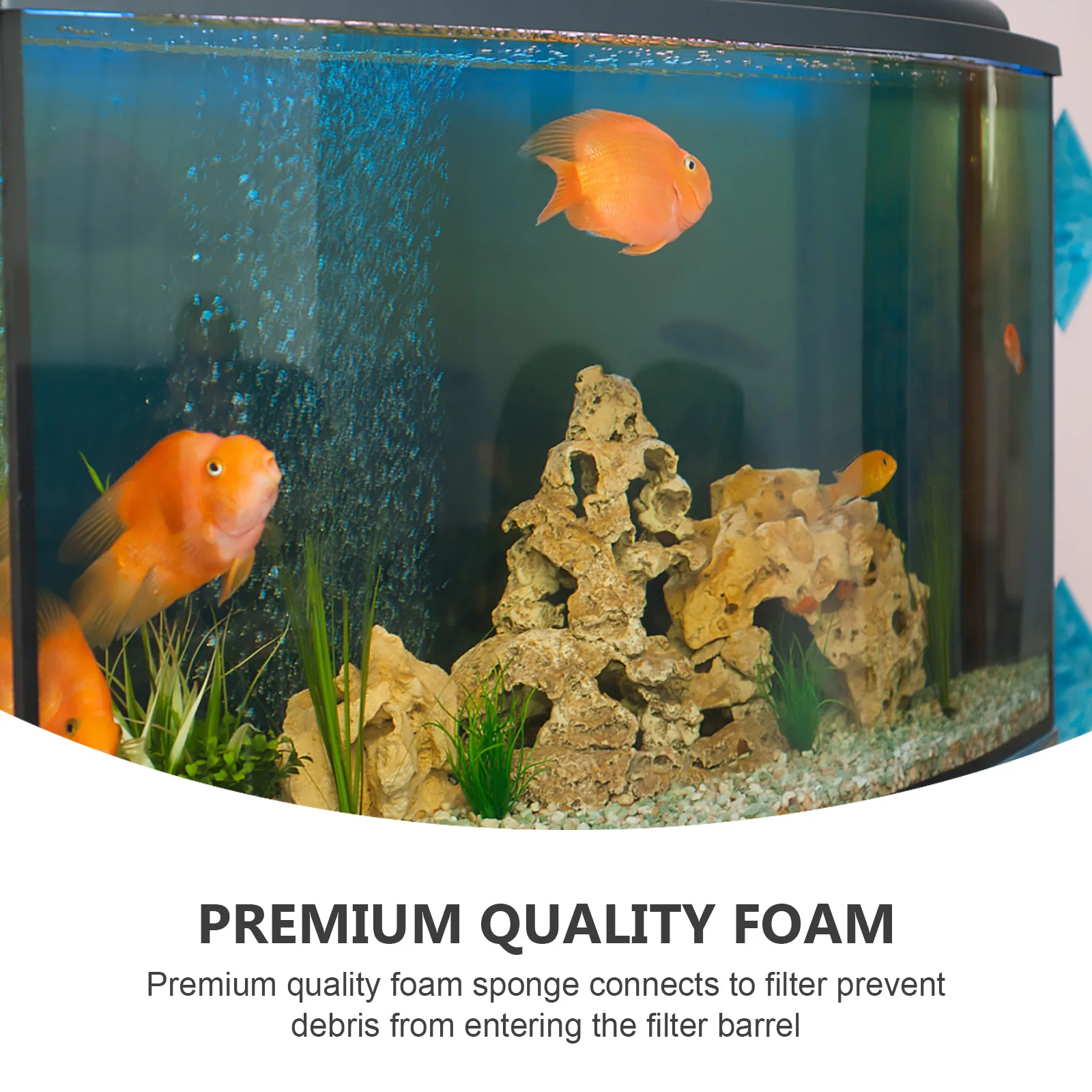 

2Pcs Fish Tank Pre-Filter Sponge Protective Filter Aquarium Prevent Debris Protect Shrimp Young Fish Extend Filtration Time
