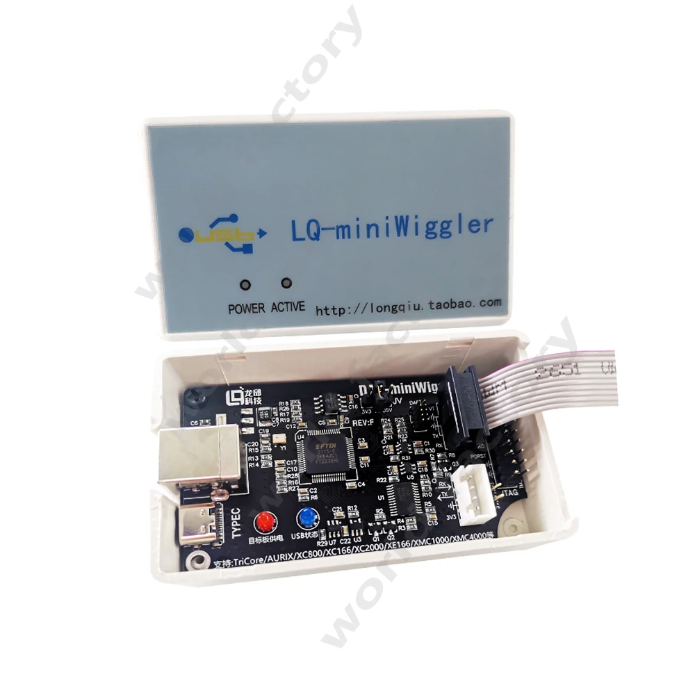 DAP MiniWiggler Emulator Downloader Programmer Debugger Read Write TC264 Downloader Support XC800/XC2000/XE166/XMC1000/XMC4000