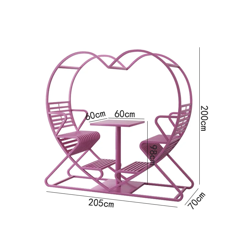 Ensembles de meubles de jardin en métal pour adultes, moderne, imperméable, design, mobile, rose italien, meble, décoration, Ograde 240