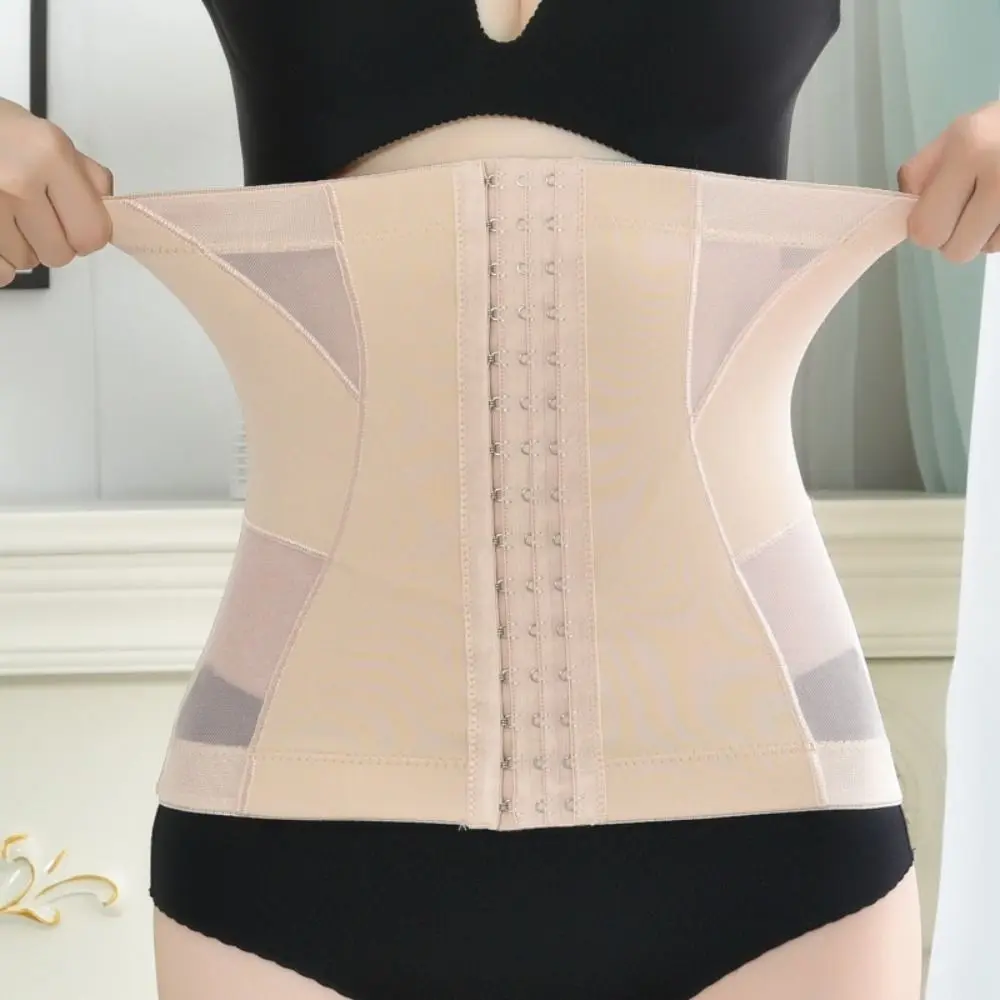 

Breathable Thin Tummy Control Shapewear Seamless Slimming Corset Belt Adjustable Belly Contracting Girdle Body Shaper Summer
