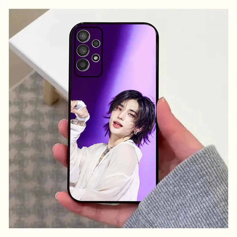 Kpop H-HyunJins Phone Case For Samsung Galaxy A20,A21s,A22,A31,A32,A52,A53,A72,73,A80,A91 Soft Black Cover