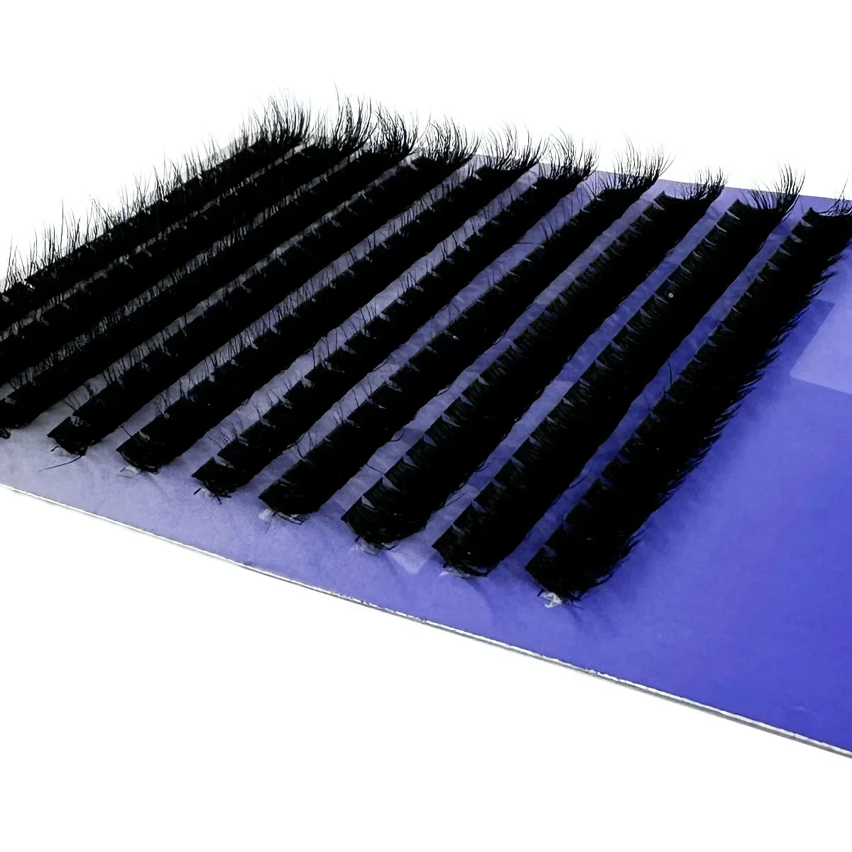 HBZGTLAD DIY Wimpernverlängerung 80D/90D Mix 3D Flauschige Einzelwimpern Natürliche Segmentierte Wimpernbündel für Make-up