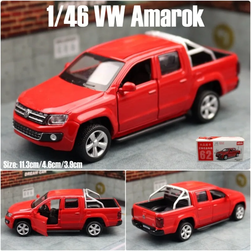 

Модель автомобиля-пикапа CCA Simulatuion 1:46 из сплава Volkswagen Amarok, литой игрушечный автомобиль, подарок для детей и мальчиков, домашний декор, миниатюрный автомобиль