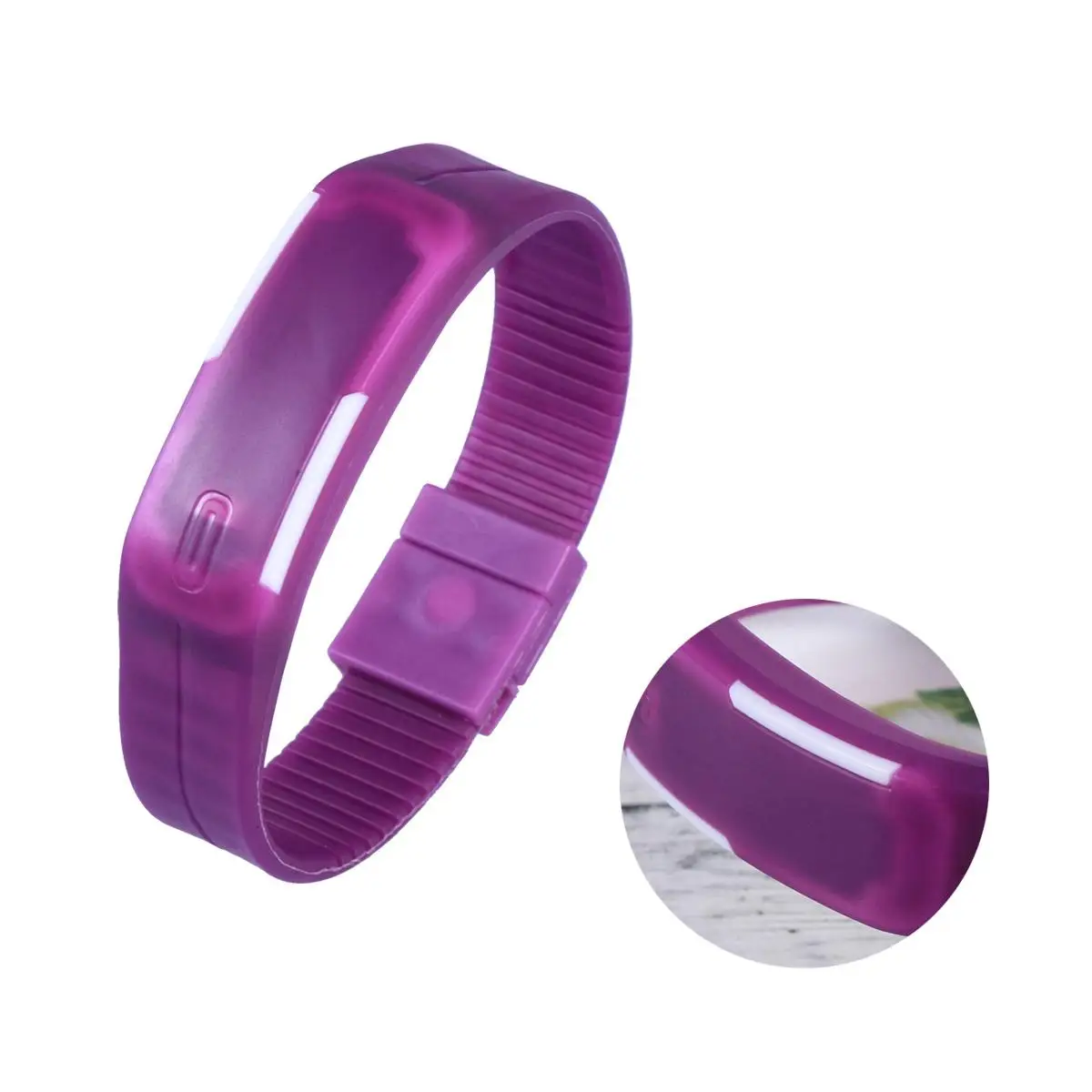 

Touch Control LED Smart Bracelet Kids Sports Waterproof Silicone Band Step Counter Child Wristwatch Earth Tones Safe Anti Lost