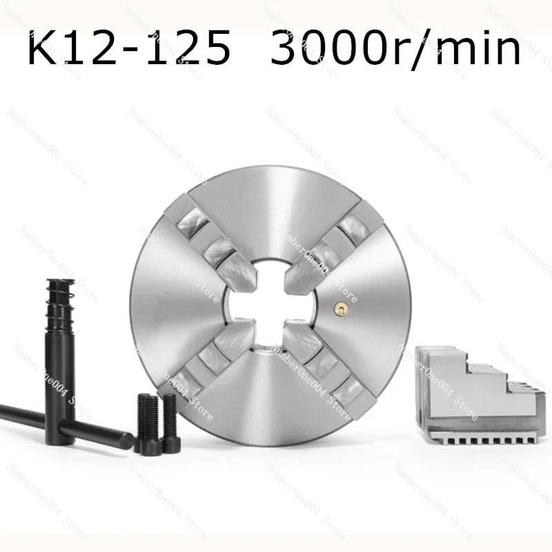 Applicable to K12-125 Four jaw self-centering chuck 5 