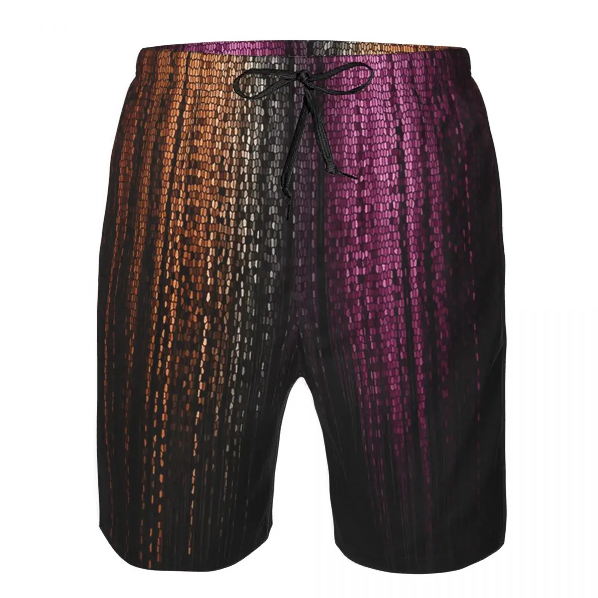 

Faux Glitter Rainbow Pride Flag LGBT Gay Lesbian Trunks Beach Board Shorts Casual Quick Dry Swim Summer Men Pants