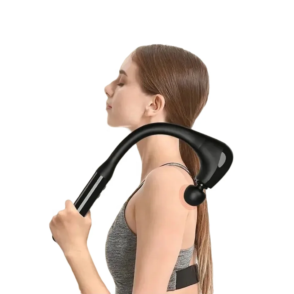 Custom Logo Multi-Purpose Handheld Electric Massage Gun Professional Back Brace Stick Full Body Shaping Massage Hammer