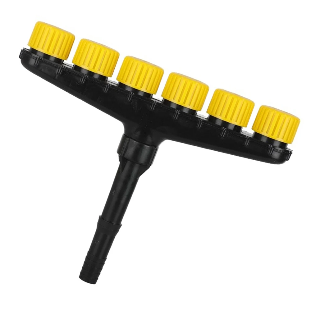 Garden Sprinkler Nozzle with Multiple Rotatable Heads and Adjustable Flow Settings for Effective Water Management