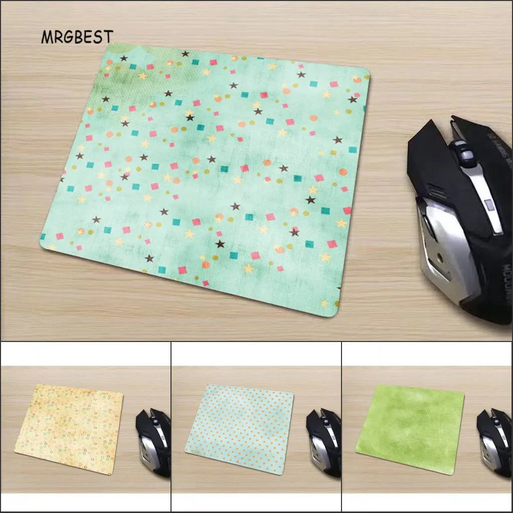 Small Size Simple Polka Dot Stripes Mousepad mice Desk Mats waterproof anti-slip  Mousepad  for children and ault