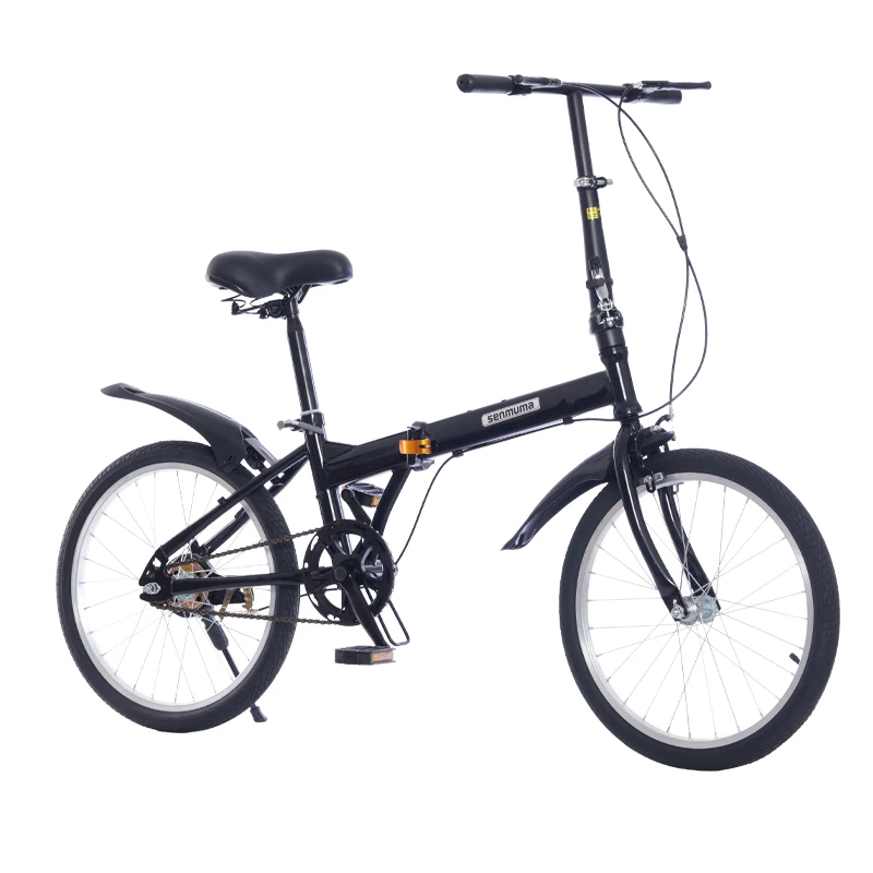 Vouwfiets Draagbare lichtgewicht massieve banden Geen montage Gemakkelijk opvouwbaar Compact Commuter Unisex Volwassen Student Campus City Road