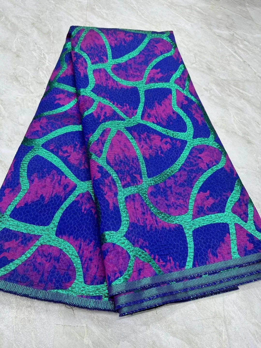 

Роскошная королевская британская жаккардовая кружевная ткань женская свадебная одежда тканевые материалы для шитья