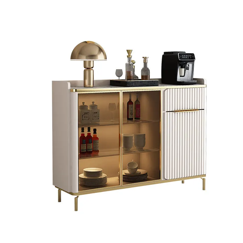 

Modern simplicity and light luxury, household kitchen cupboards, living room storage tea