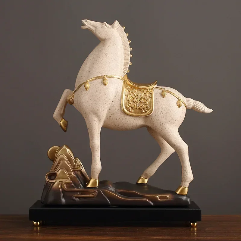 

Creative Ancient Horse Cool Ornaments Living Room Tabletop TV Cabinet Wine Cabinet Fortune Ornament Home Decor