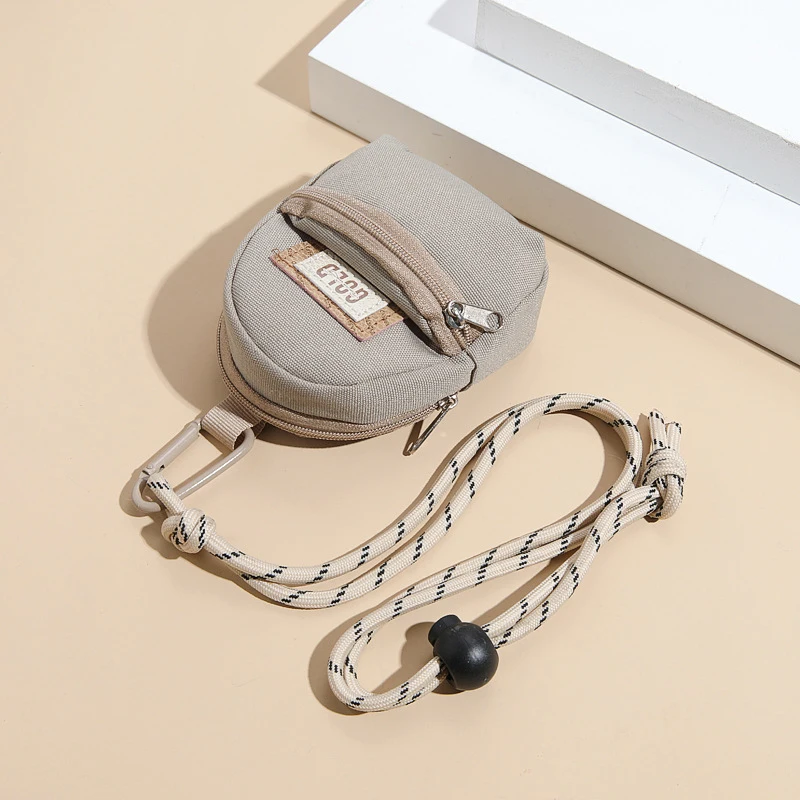 حقيبة عصرية صغيرة لسماعات الرأس حقيبة كروس للنساء محفظة للعملات المعدنية حقيبة معلقة على الرقبة
