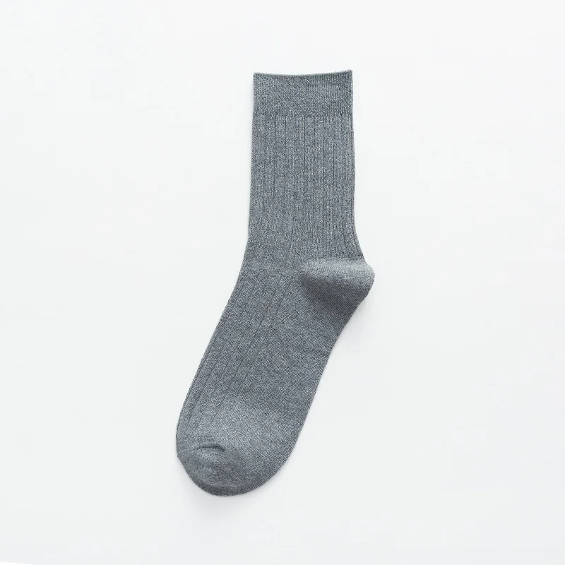 موضة جديدة لربيع وخريف الشباب الجوارب الصلبة 76% قطن 6 زوج/الوحدة الطلاب المراهقين جديد جودة عالية بالجملة المراهقين #3