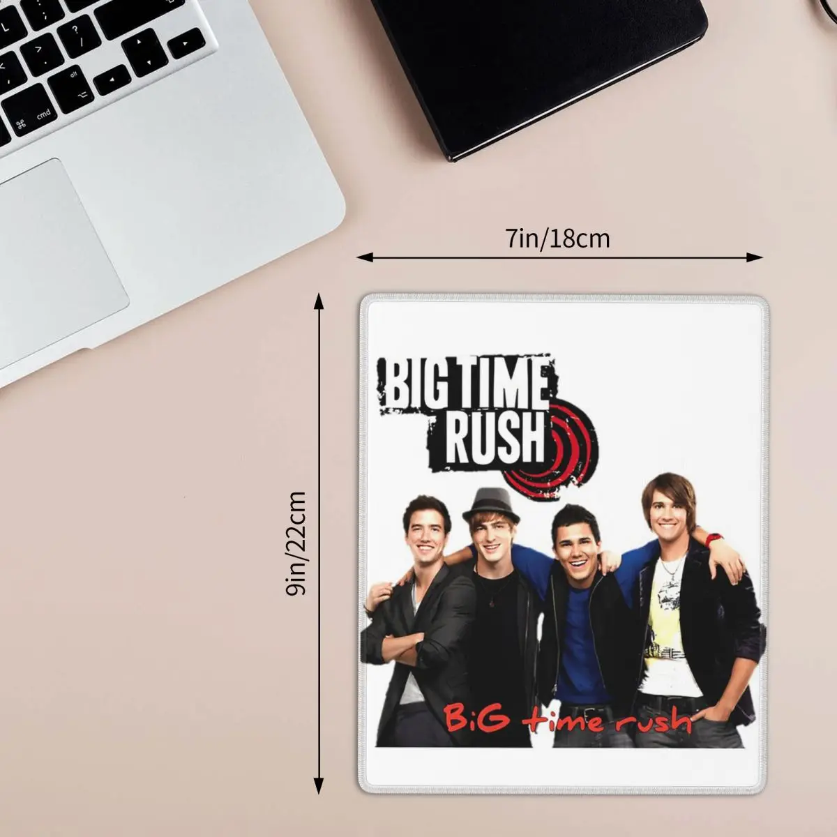 Big Time Rush Music Band Tour Logo Mouse Pad Computer Keyboard Mouse Mat Gaming PC Laptop Desk Mat Office Accessories