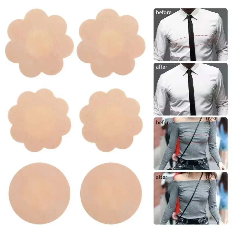 10/100 pz donne copricapezzoli autoadesivo sollevare petali del seno signora reggiseno invisibile appiccicoso petto capezzolo scudo Pad accessorio reggiseno