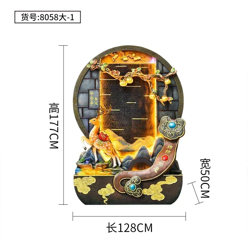 smt7486 new  ssRockery flowing water fountain ornament office living room feng shui wheel circulating water landscape opened ss