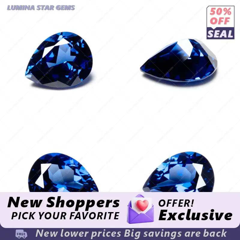 

Lab Grown Sapphire Royal Blue Color Multiple Cuts Available Gems For Jewelry Setting&Custom Design Selectable AGL Certificate