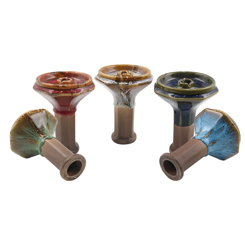 SY Ceramic Hookah Bowl Phunnel Head For Shisha Hookah Head Oblako Bowl Chicha Nargile Accessories