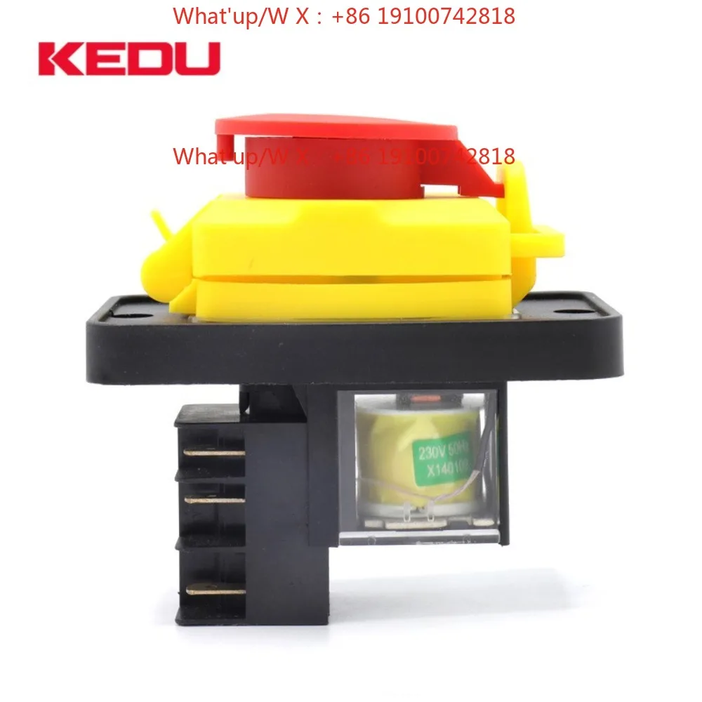 KJD12-14 Electromagnetic power-off protection switch 6 pins, undervoltage control equipment motor