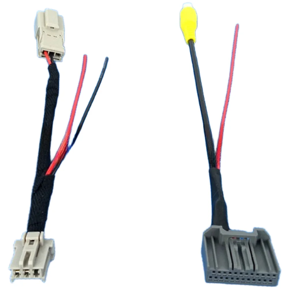 Car Reverse Video Adapter Cable Compatible with For Honda 2013 2015 Fit 2014 2016 Rearview Camera Installation
