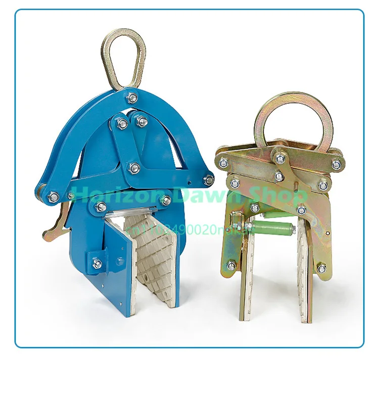 Rock slab, large slab, stone slab clamp, hanging clamp, lifting tools, white rubber, no dyeing, fading