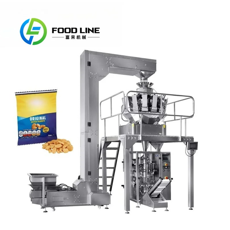 Weighing Type Granule Packaging Line Combine Electronic Weighing With Packaging Process For Granule Products Requiring Exact
