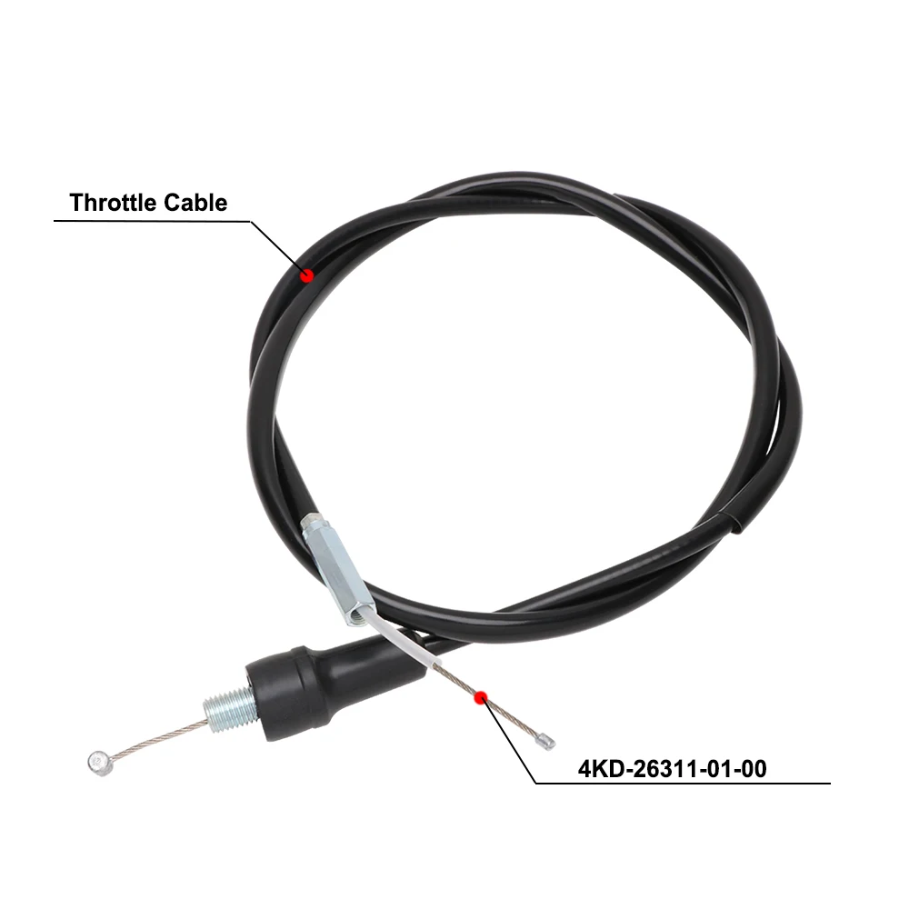 Motorcycles Accessories Wire Throttle Cable For Yamaha Tri-Moto 225 YTM225DR 1986 YFB250 1992-1998 YFB250FW 1994-2000 Dirt Bike