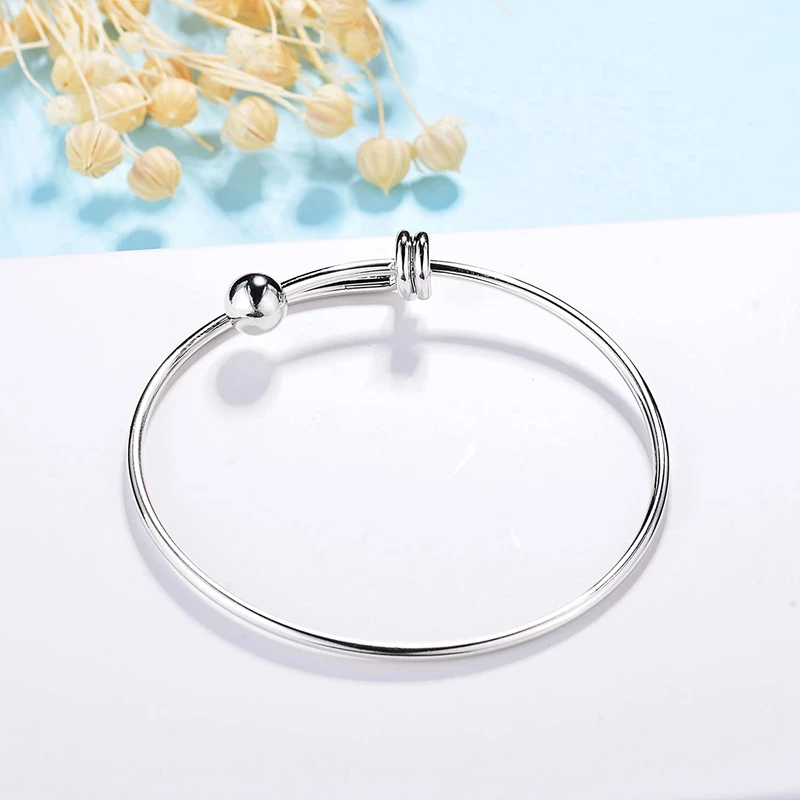 10 Pcs Expandable Bulk Wire Blank Adjustable Bangle Bracelet For DIY Jewelry Making